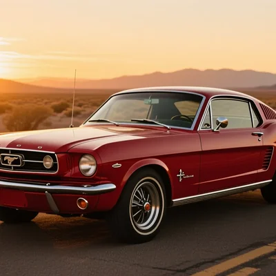 Qwen Image - Vintage Car