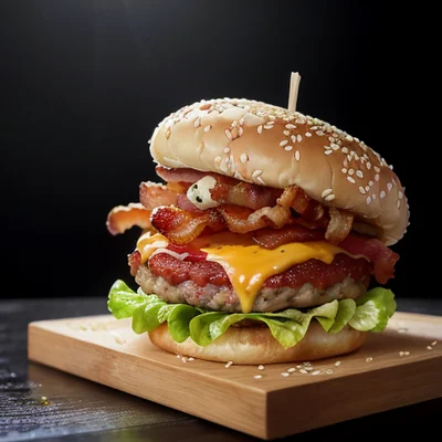 DreamShaper 8 - Gourmet Burger