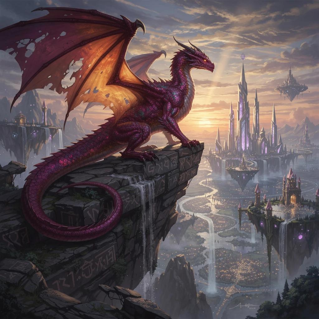 FLUX 2 Pro - Fantasy Dragon