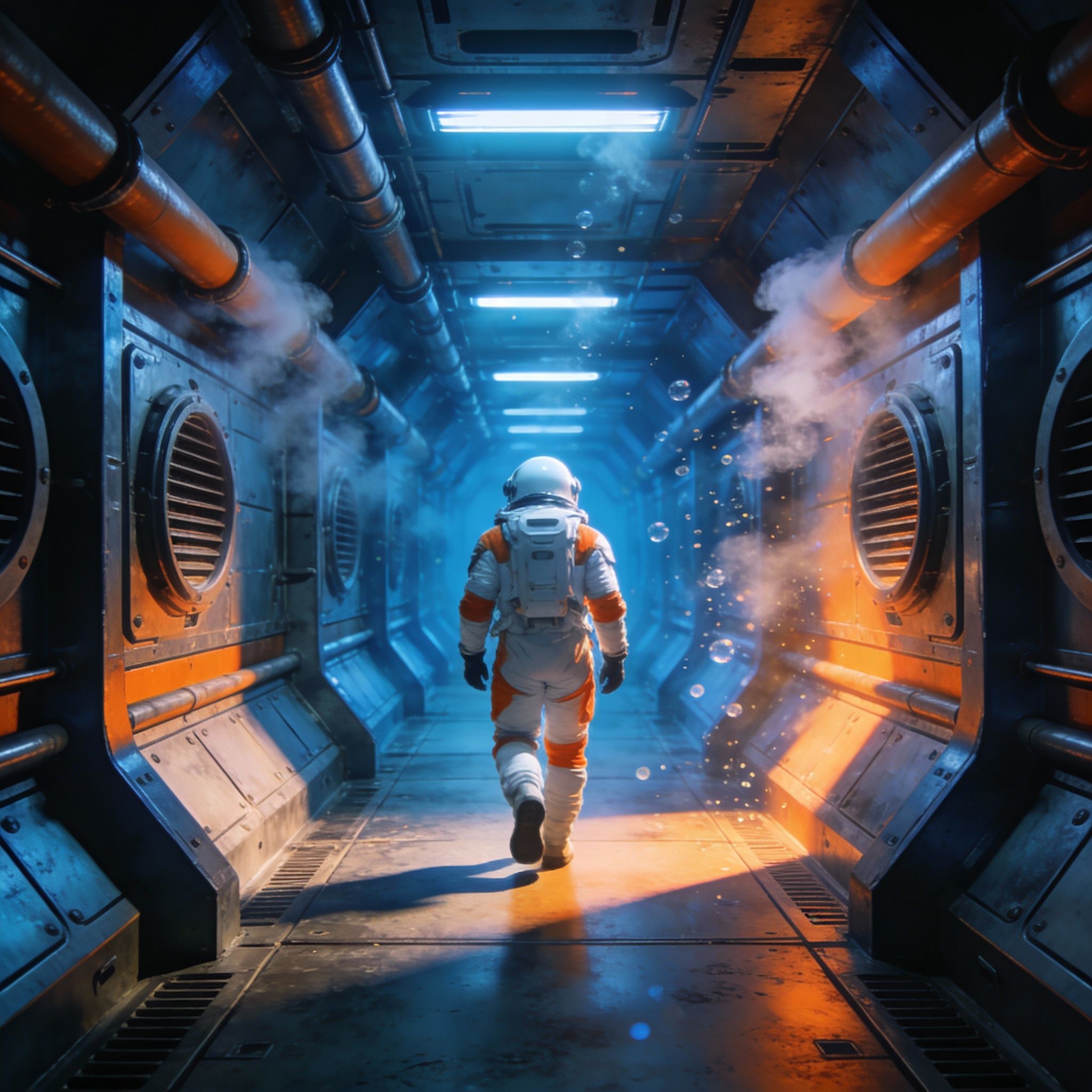 Seedream 4.5 - Sci-Fi Corridor