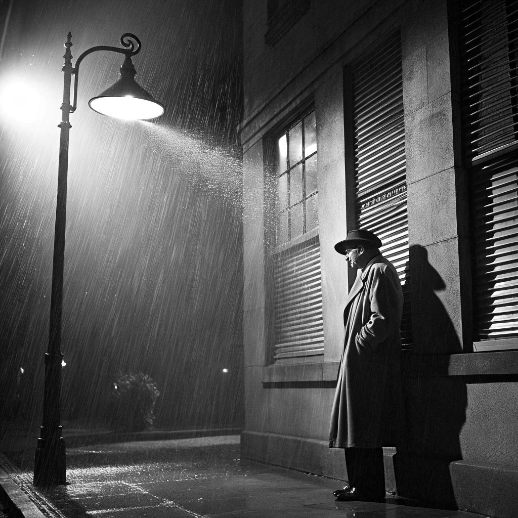 Recraft v3 - Noir Detective