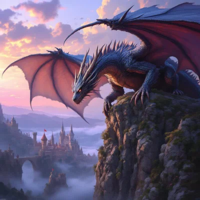 FLUX 1.1 Pro - Fantasy Dragon