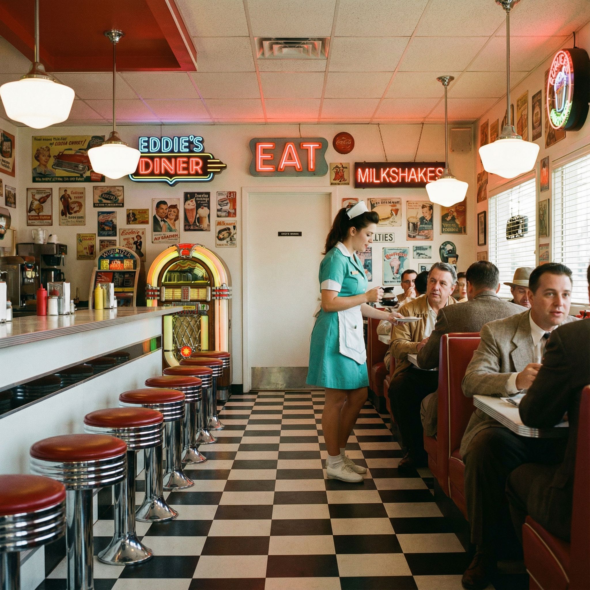 Nano Banana Pro - Retro Diner