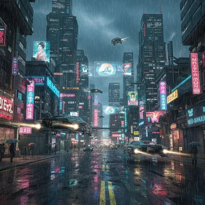 Nano Banana - Cyberpunk City