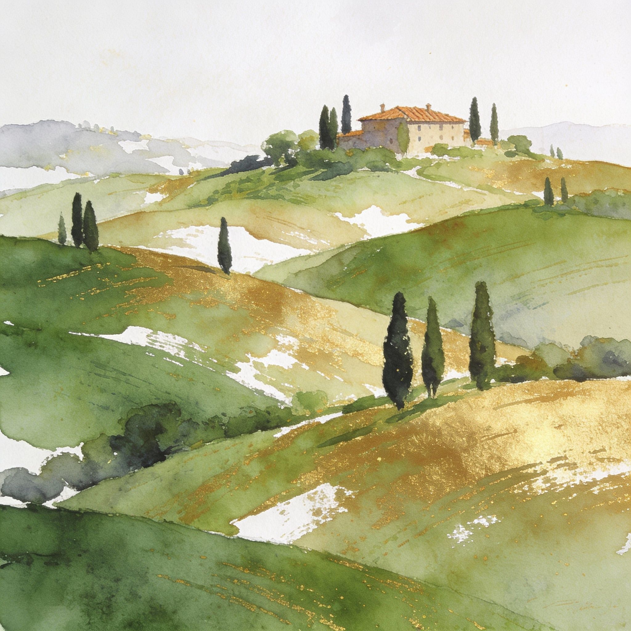 Seedream 4.5 - Watercolor Landscape