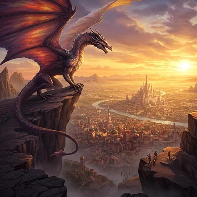 Google Imagen 3 - Fantasy Dragon