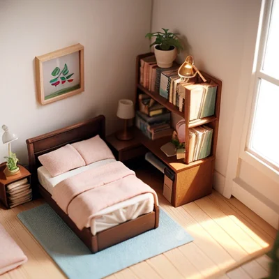 MajicMix Realistic v7 - Isometric Room