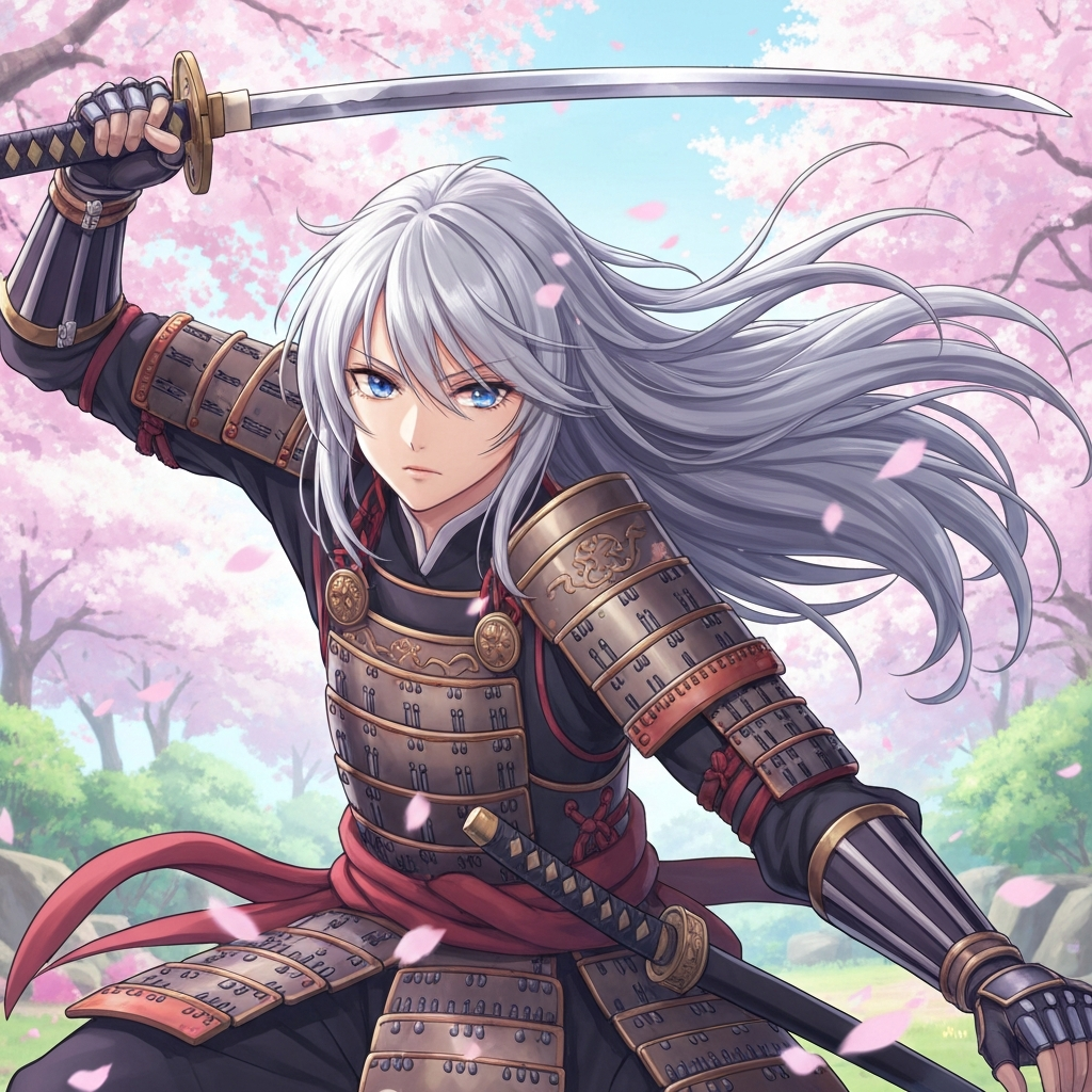 Google Imagen 4 Fast - Anime Warrior