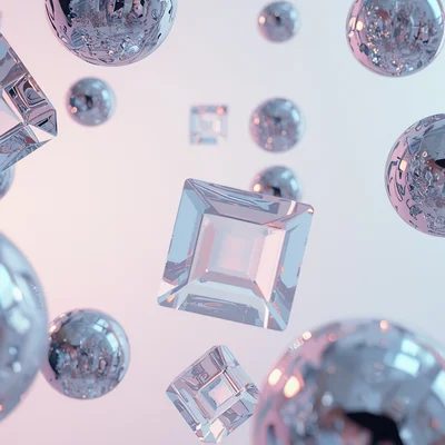 Leonardo Lucid Origin - Abstract 3D Shapes