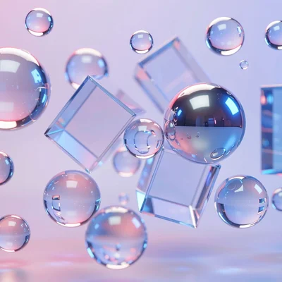 Wan 2.2 Image - Abstract 3D Shapes