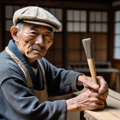 Realistic Stock Photo v2.0 - Elderly Craftsman