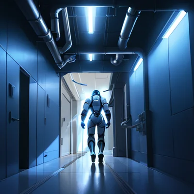 RealCartoon3D v18 - Sci-Fi Corridor