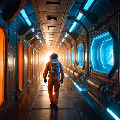 EpicRealism XL Crystal Clear - Sci-Fi Corridor