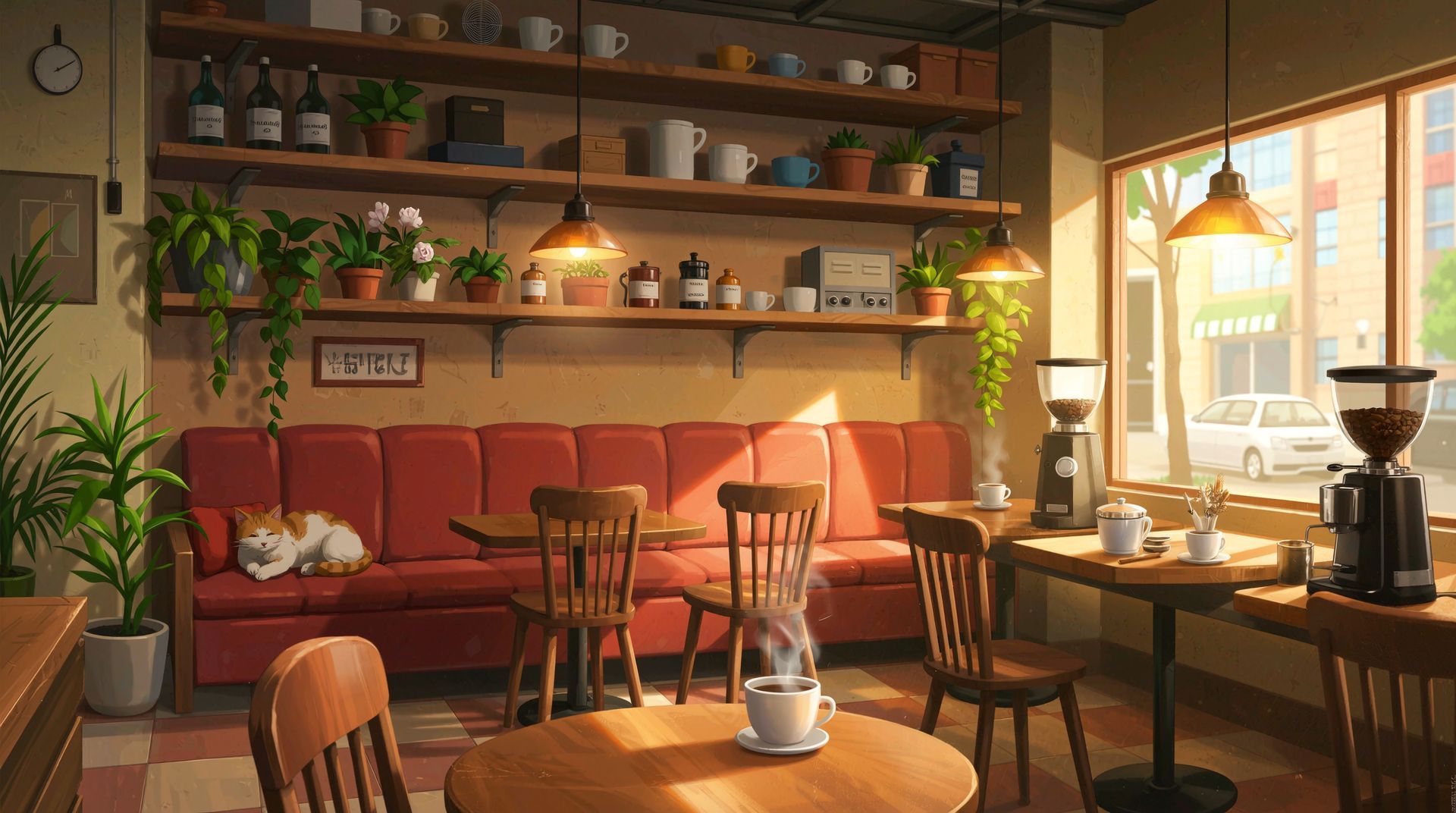 Wan 2.2 Image - Cozy Anime Cafe