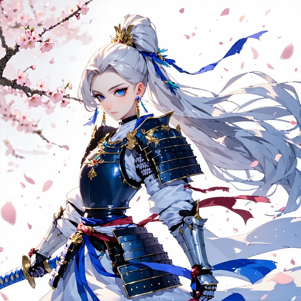 Stable Diffusion 3.5 Large - Anime Warrior