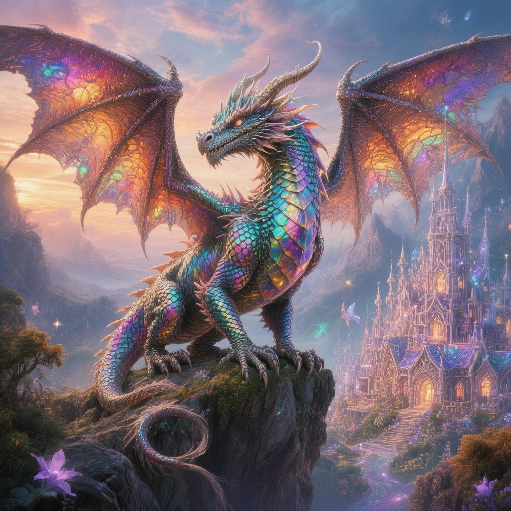 Hunyuan Image 3 - Fantasy Dragon