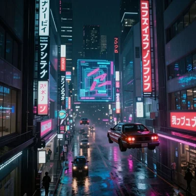 Z-Image Turbo - Cyberpunk City
