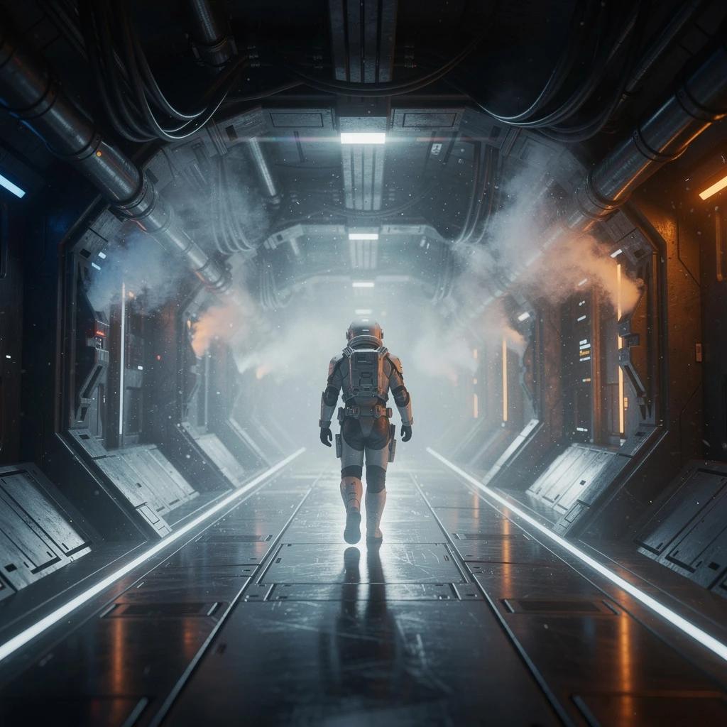 FLUX 2 Pro - Sci-Fi Corridor