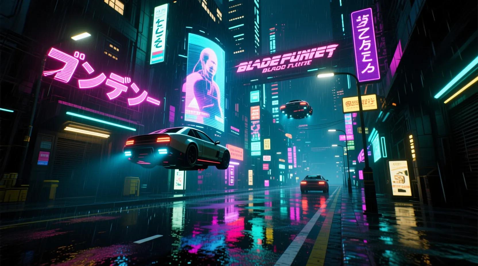 Qwen Image - Cyberpunk City