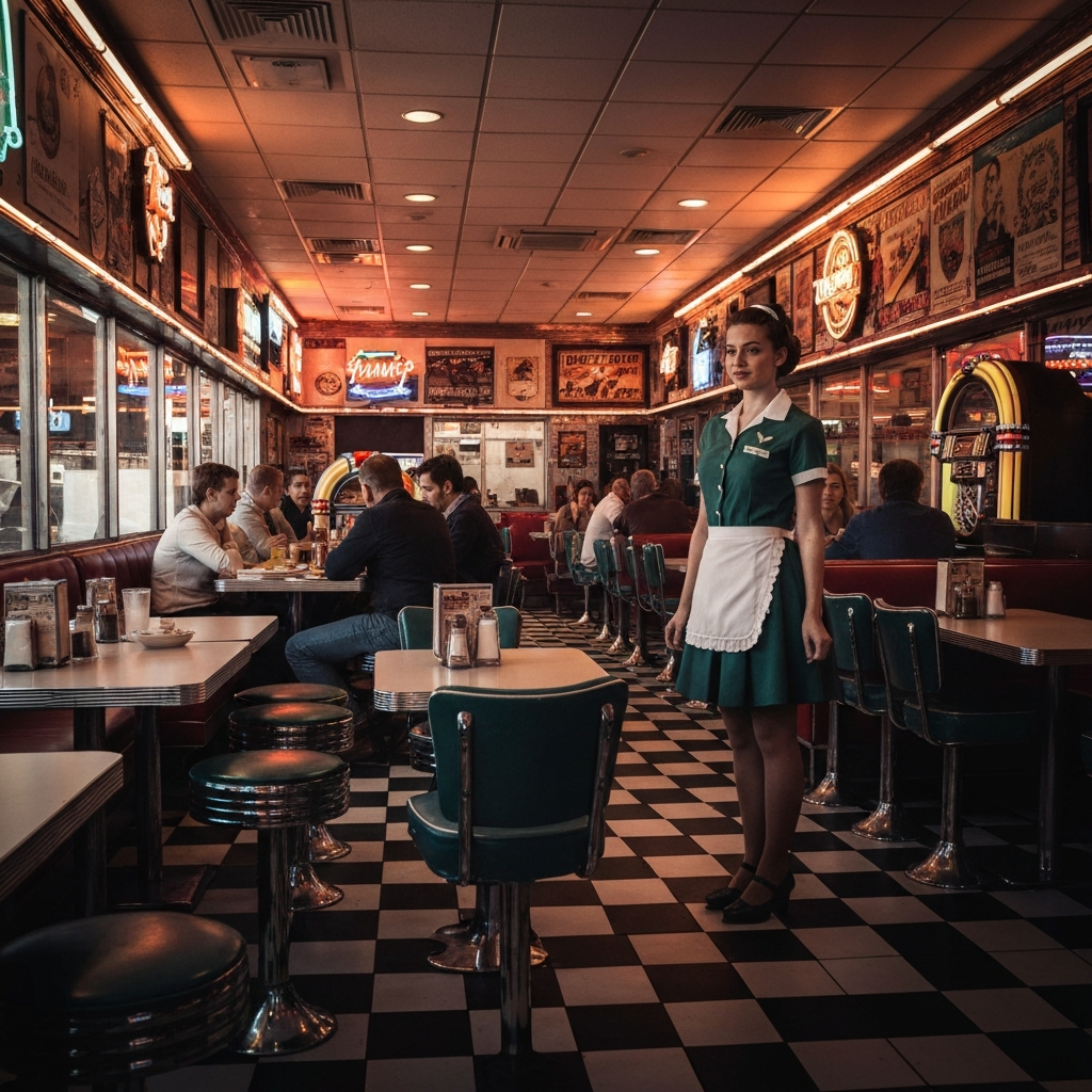 Google Imagen 4 Fast - Retro Diner