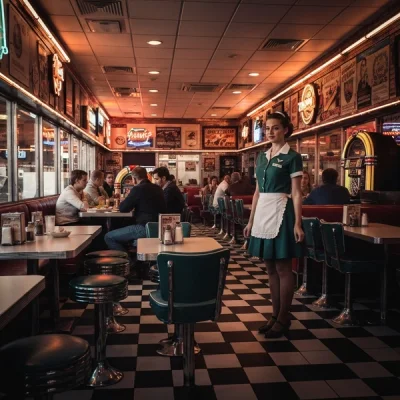 Google Imagen 4 Fast - Retro Diner
