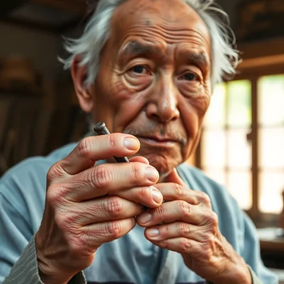 FLUX Schnell - Elderly Craftsman