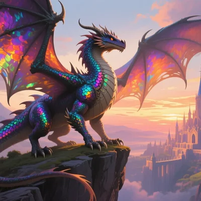 Qwen Image - Fantasy Dragon