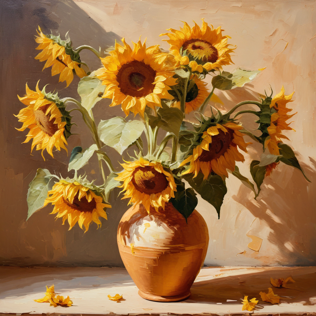 Juggernaut XL v9 - Oil Painting Flowers