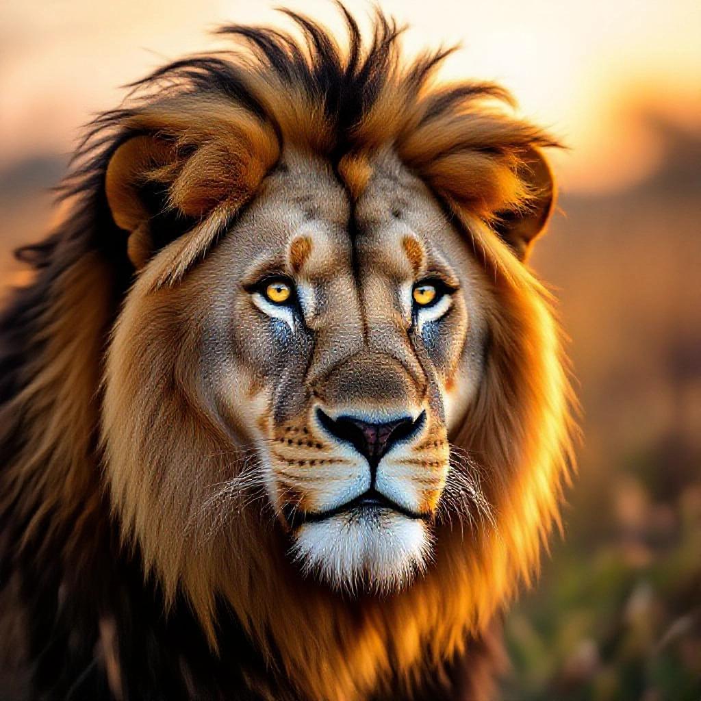 HiDream L1 Fast - Majestic Lion