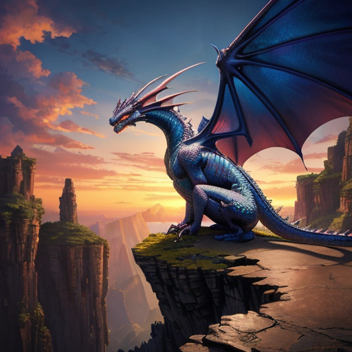 DreamShaper 8 - Fantasy Dragon