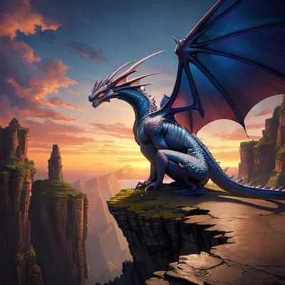 DreamShaper 8 - Fantasy Dragon