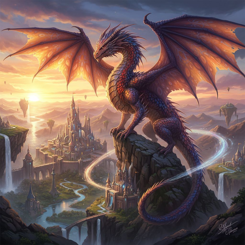 Nano Banana - Fantasy Dragon