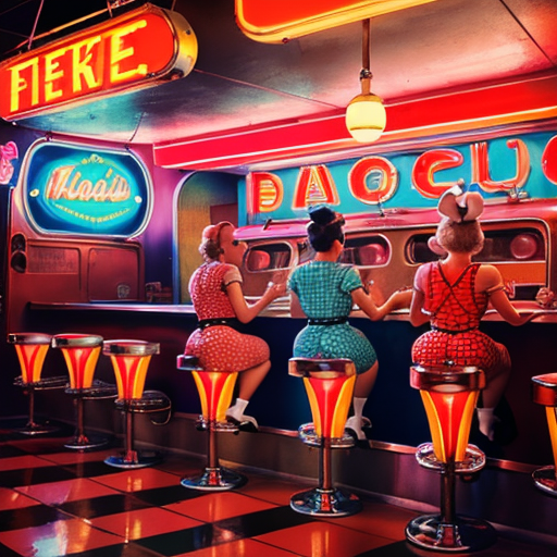 DreamShaper 8 - Retro Diner