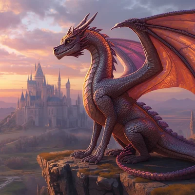 Leonardo Lucid Origin - Fantasy Dragon