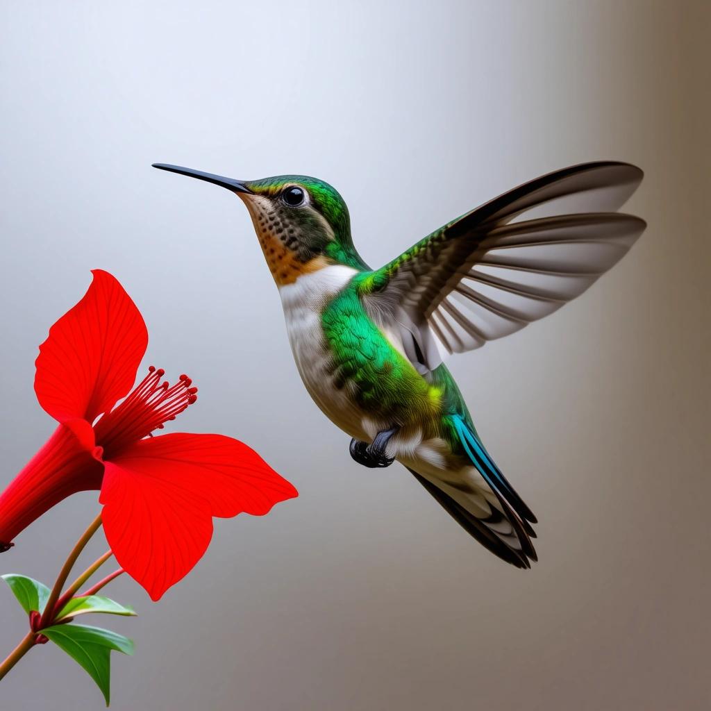 Stable Diffusion 3.5 Large Turbo - Hummingbird