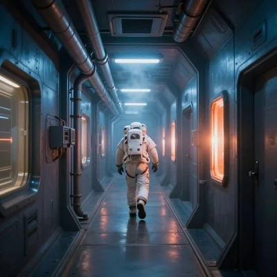 Z-Image Turbo - Sci-Fi Corridor