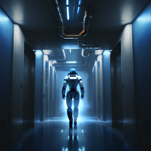 DreamShaper 8 - Sci-Fi Corridor