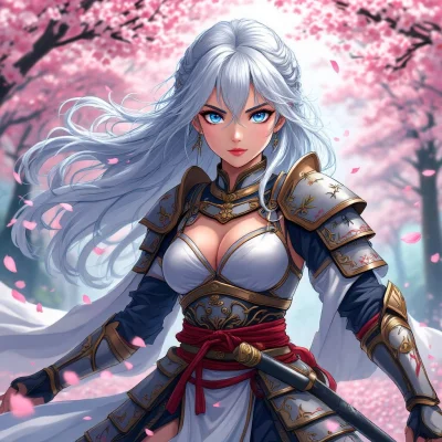 HiDream L1 Full - Anime Warrior