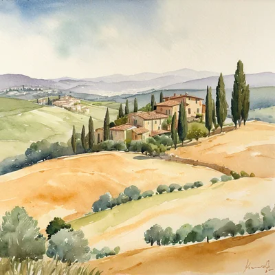 Juggernaut XL v8 - Watercolor Landscape