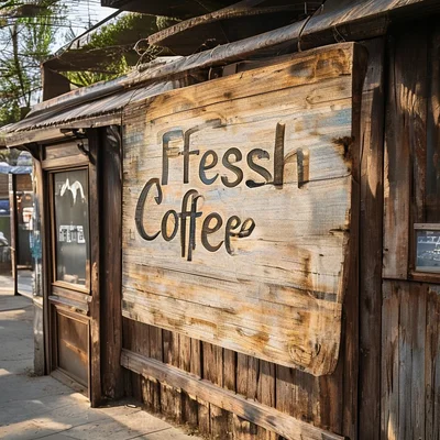 NVIDIA Sana Sprint - Coffee Shop Sign