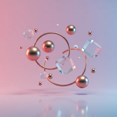 Google Imagen 3 - Abstract 3D Shapes