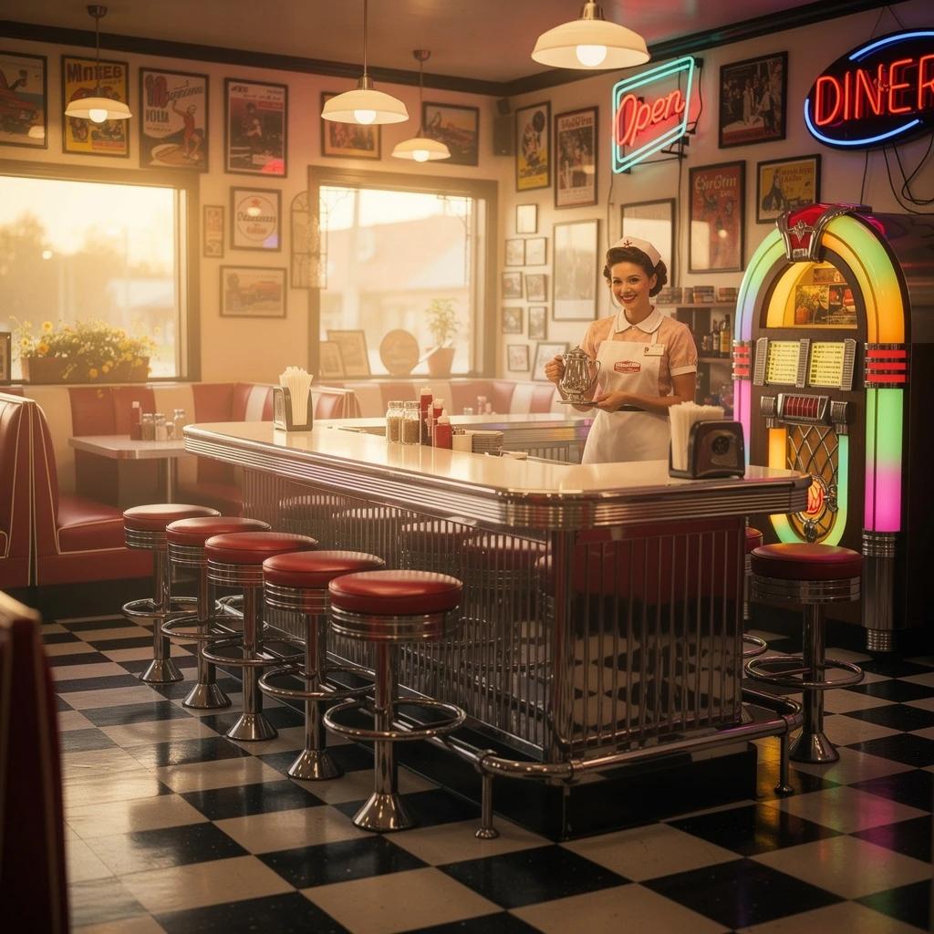 FLUX 2 Pro - Retro Diner