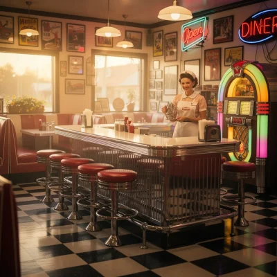 FLUX 2 Pro - Retro Diner