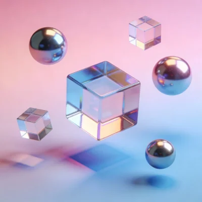 Seedream 4.5 - Abstract 3D Shapes