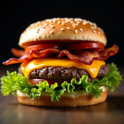 FLUX Dev - Gourmet Burger