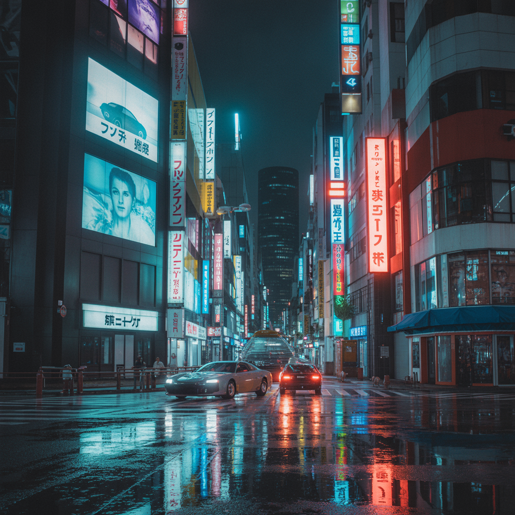 Ideogram v3 - Cyberpunk City