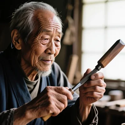 Qwen Image - Elderly Craftsman