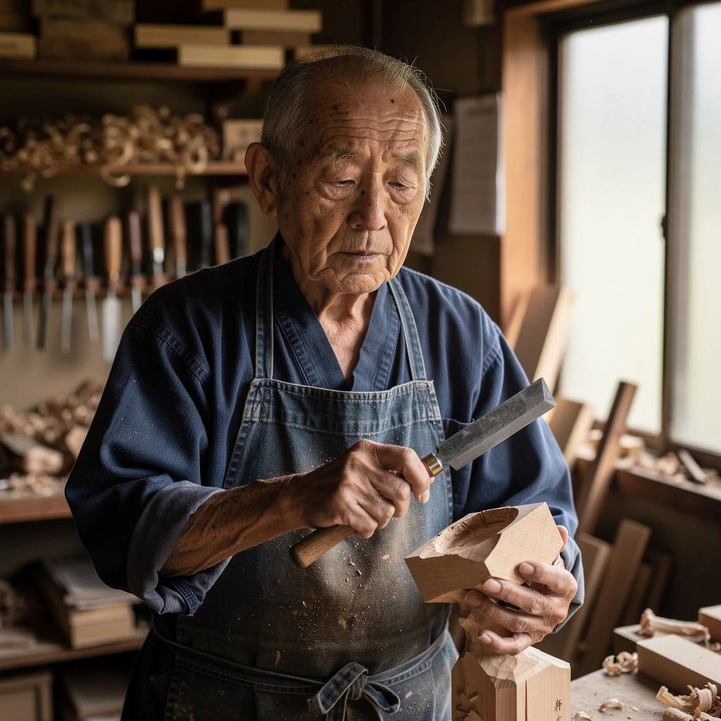 FLUX 2 Pro - Elderly Craftsman