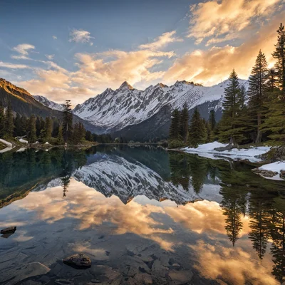 EpicRealism XL Crystal Clear - Mountain Lake Sunrise