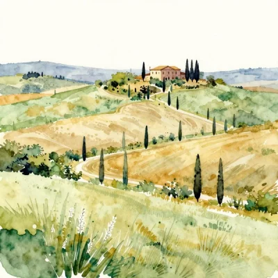 Z-Image Turbo - Watercolor Landscape